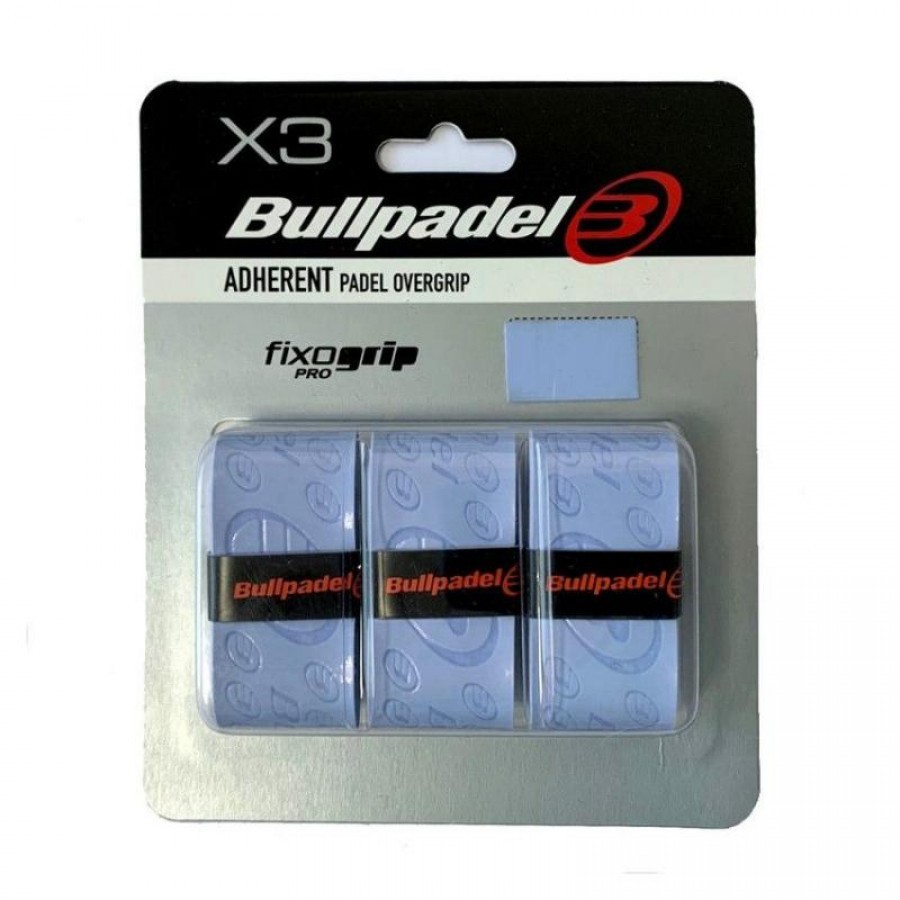Blister Bullpadel 3 Overgrips GB1202 FixoGrip Blu  Offerta + Economico