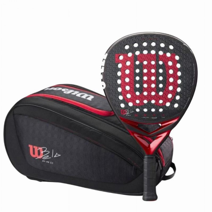 Imballa una racchetta Wilson Bela Pro V3 con borsa per racchetta Padel