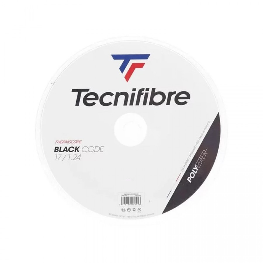 Bobina Cordaje 200m Tecnifibre Black Code 1,24mm  Offerta + Economico