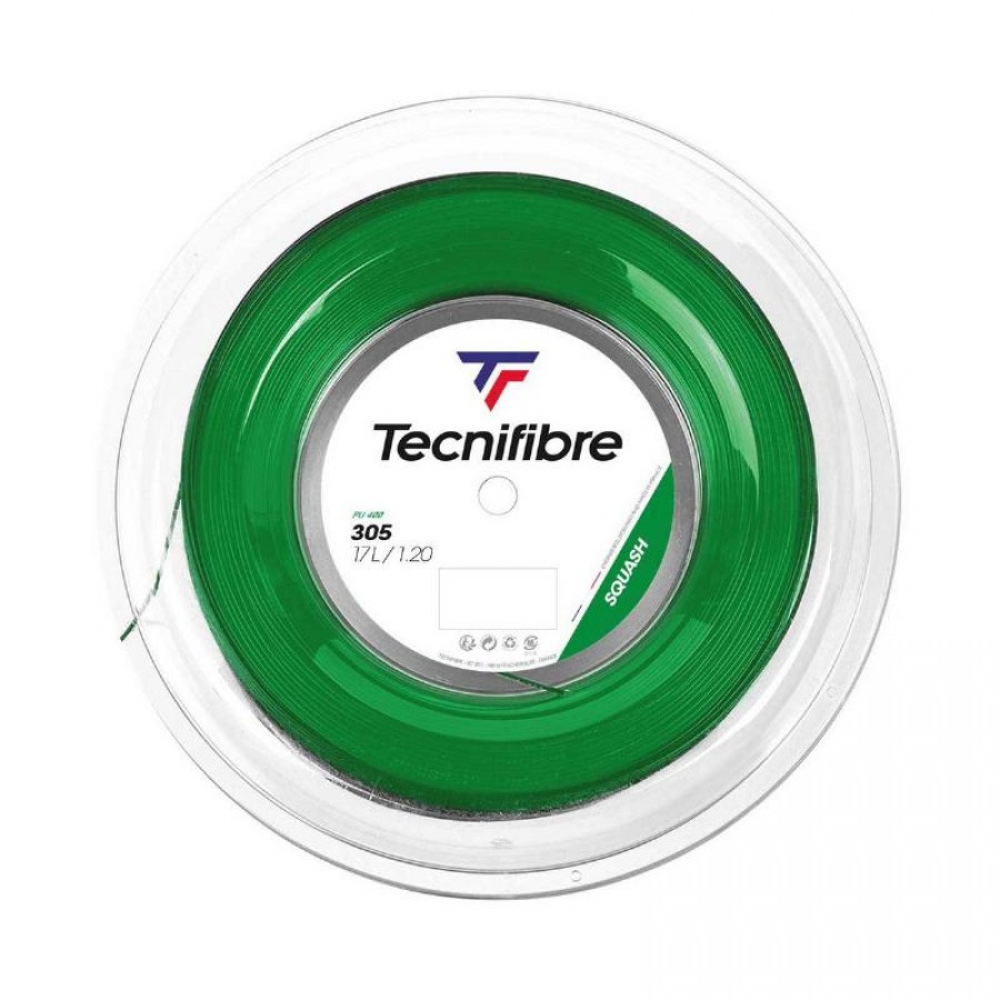 Bobina Cordaje Squash 110m Tecnifibre 305 1,20mm Verde  Offerta + Economico