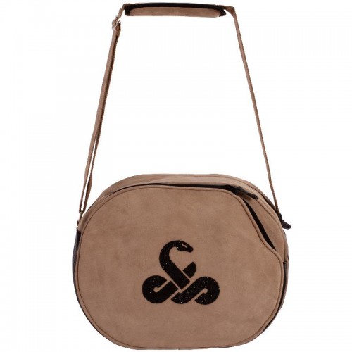 Vibora Diva Swarovski Borsa Marrone