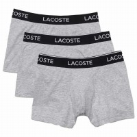 Boxer Lacoste Casual Grigio Vigore 3 Unita  Offerta + Economico