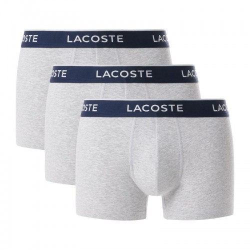 Boxer Lacoste Grigio Vigore 3 Unità