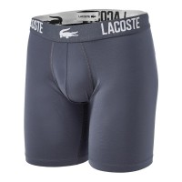 Boxer in poliammide Lacoste Bianchi Grigi Neri 3 unità