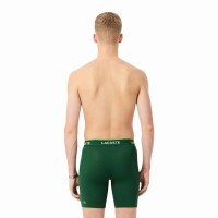 Lacoste Verde Bianco Boxer Nero 3 Unità