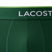 Lacoste Verde Bianco Boxer Nero 3 Unità