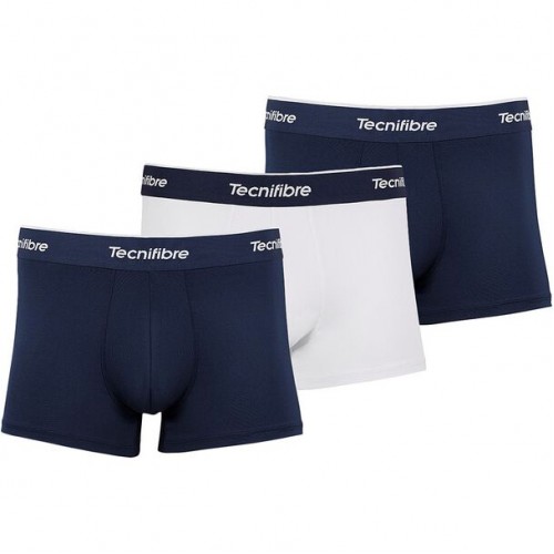 Boxer Tecnifibre Bianco Navy 3 Unita