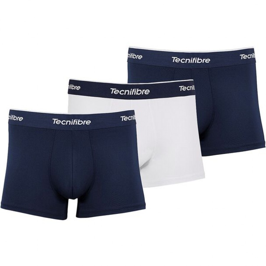 Boxer Tecnifibre Bianco Navy 3 Unita  Offerta + Economico