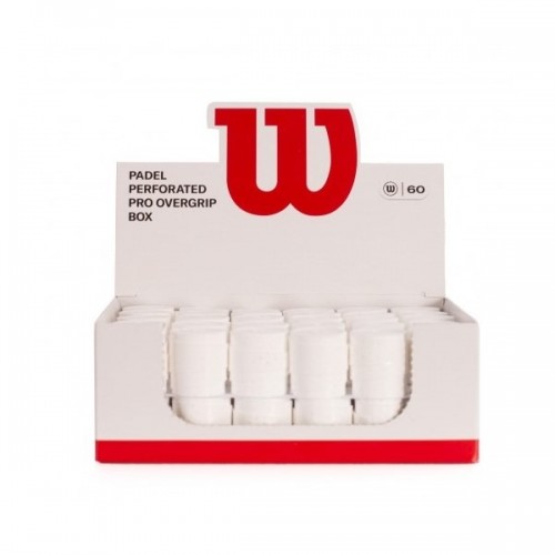 Wilson Pro Padel Box Perforato Bianco 60 Overgrip