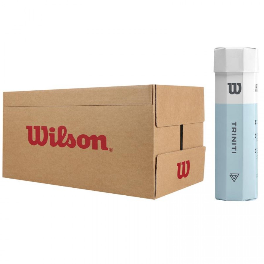 Cajon 72 Pelotas - 18 Botes de 4 Uds - Wilson Triniti  Offerta + Economico