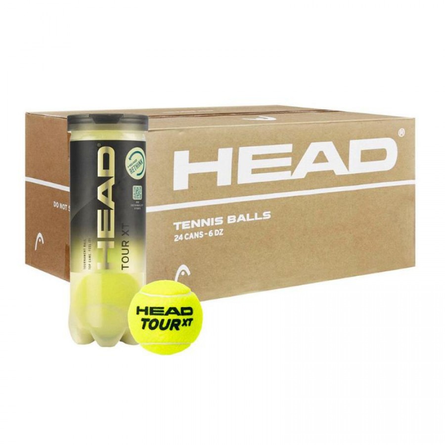 Scatola 72 Palline - 24 Lattine da 3 pz - Head Tour XT Tennis  Offerta + Economico