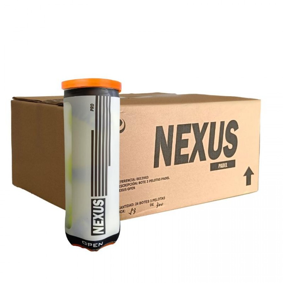 Cajon 72 Pelotas - 24 Botes de 3 uds - Nexus Open  Offerta + Economico