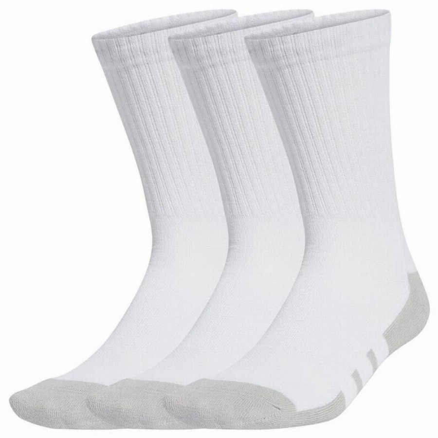 Adidas Essentials Calzini Cushioned Crew Bianco Grigio 3 Paia  Offerta + Economico