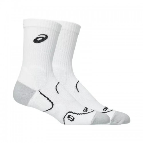Calcetines Asics Crew Court Tennis Blanco Brillante 1 Par