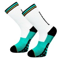 Cartri Titus High Bianco Verde Calzini 1 Paio