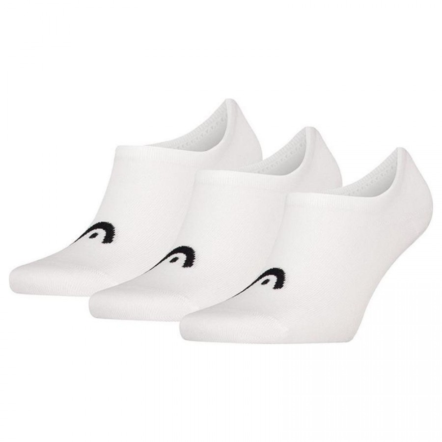 Head All Sports Calzini Bianchi Invisibili 3 Paia  Offerta + Economico