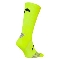 Calcetines Head Performance Padel Crew Amarillo Fluor 1 Par  Offerta + Economico