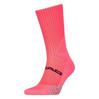 Calcetines Head Performance Padel Crew Coral Fluor 1 Par  Offerta + Economico