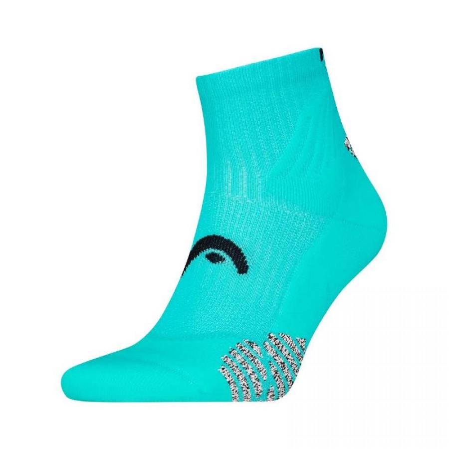 Calcetines Head Performance Padel Quarter Azul Aqua 1 Par  Offerta + Economico