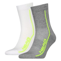 Calcetines Head Performance Short Crew Blanco Gris Lima 2 Pares  Offerta + Economico