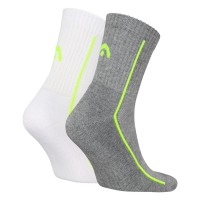 Calcetines Head Performance Short Crew Blanco Gris Lima 2 Pares  Offerta + Economico