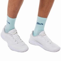 Calzini Siux Reveal a metà polpaccio bianco turchese 2 paia  Offerta + Economico