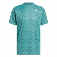 Adidas Club Graphic Maglietta Blu Verde Acqua
