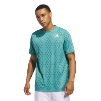 Adidas Club Graphic Maglietta Blu Verde Acqua