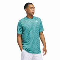 Adidas Club Graphic Maglietta Blu Verde Acqua