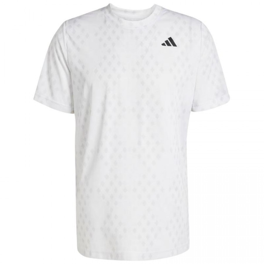 Adidas Club Graphic Climacool Bianco Grigio Maglietta  Offerta + Economico