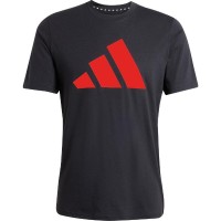 Adidas Essentials Maglietta Nera Rossa  Offerta + Economico