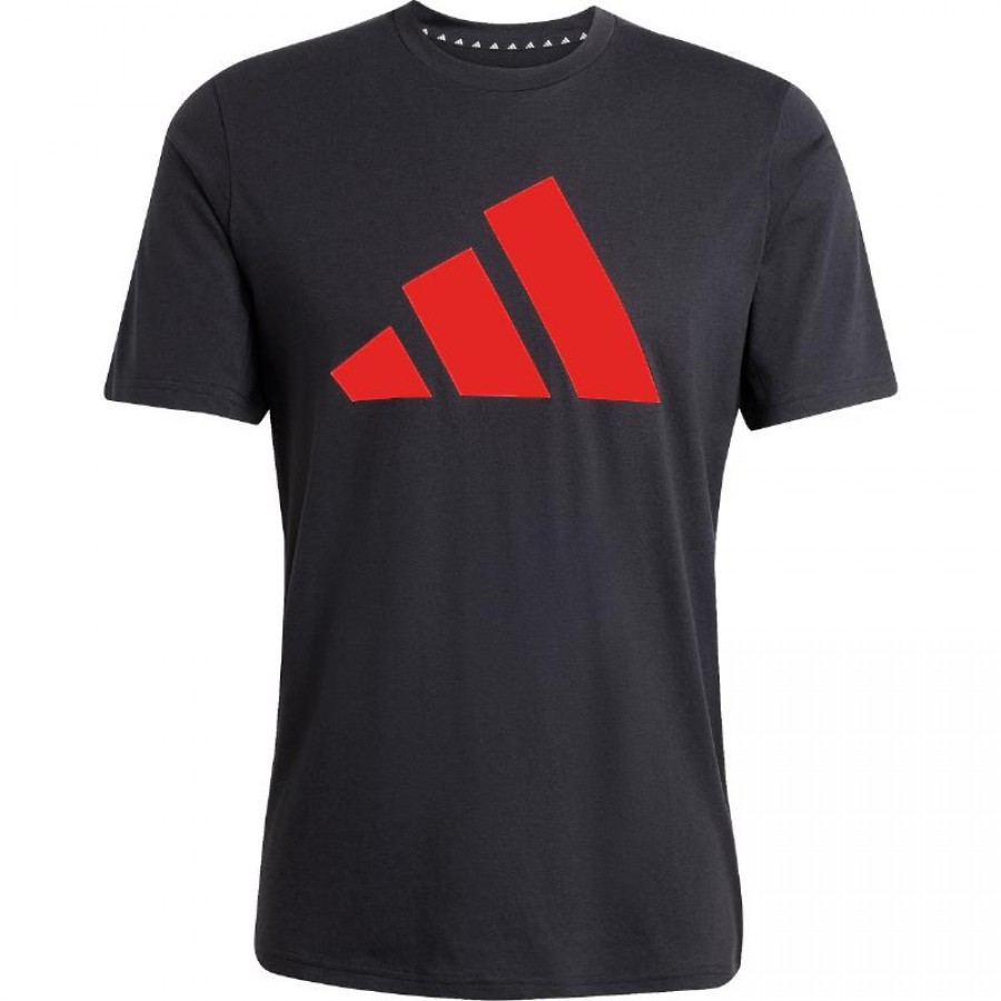 Adidas Essentials Maglietta Nera Rossa  Offerta + Economico