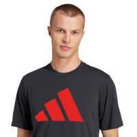 Adidas Essentials Maglietta Nera Rossa  Offerta + Economico