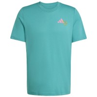 Adidas Padel Graphic Maglietta Blu Verde Acqua  Offerta + Economico