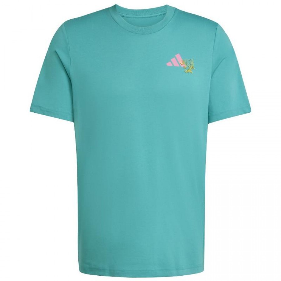 Adidas Padel Graphic Maglietta Blu Verde Acqua  Offerta + Economico