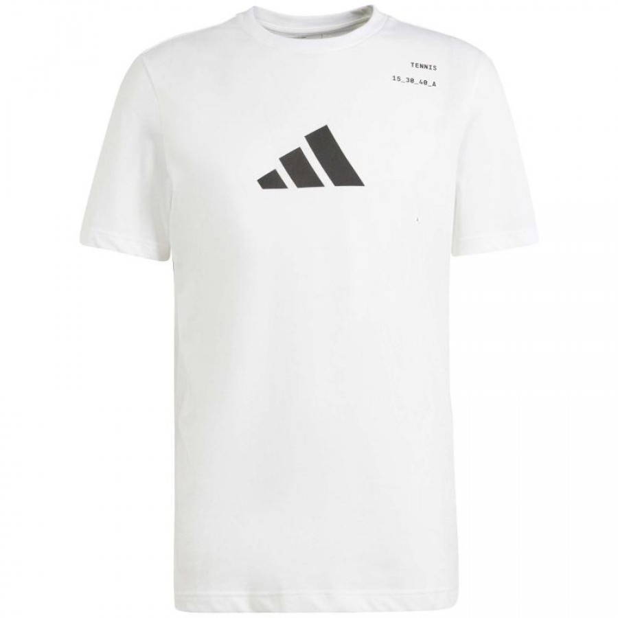 Adidas Tennis Category Graphic Maglietta Bianca  Offerta + Economico