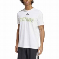 Adidas Tennis Graphic Maglietta bianca  Offerta + Economico
