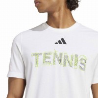 Adidas Tennis Graphic Maglietta bianca  Offerta + Economico