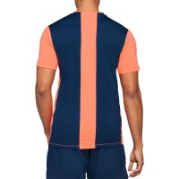 Asics Club Maglietta Corallo Blu Navy