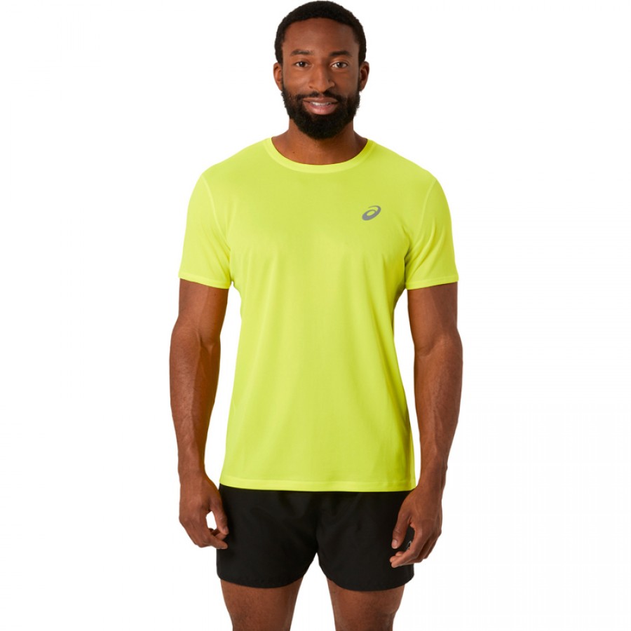 Asics Core Maglietta Giallo Fluorescente  Offerta + Economico