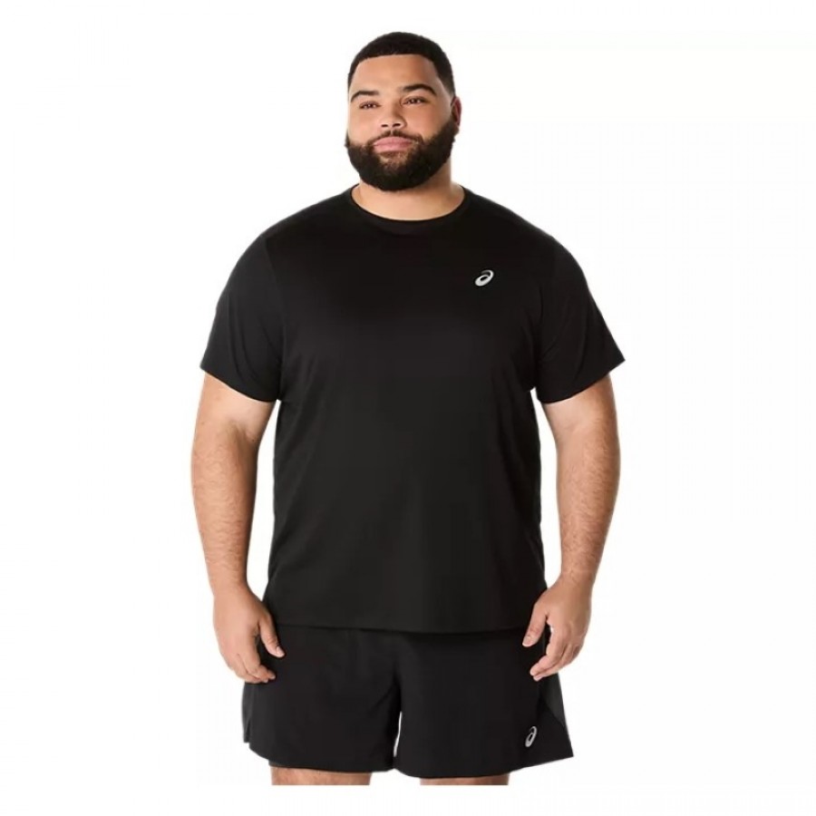 Asics Core SS Top Maglietta Nera  Offerta + Economico