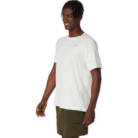 Camiseta Asics Game All Over Print SS Top Crema