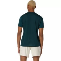 Camiseta Asics Match Stagionale Grafica Verde Sassone  Offerta + Economico