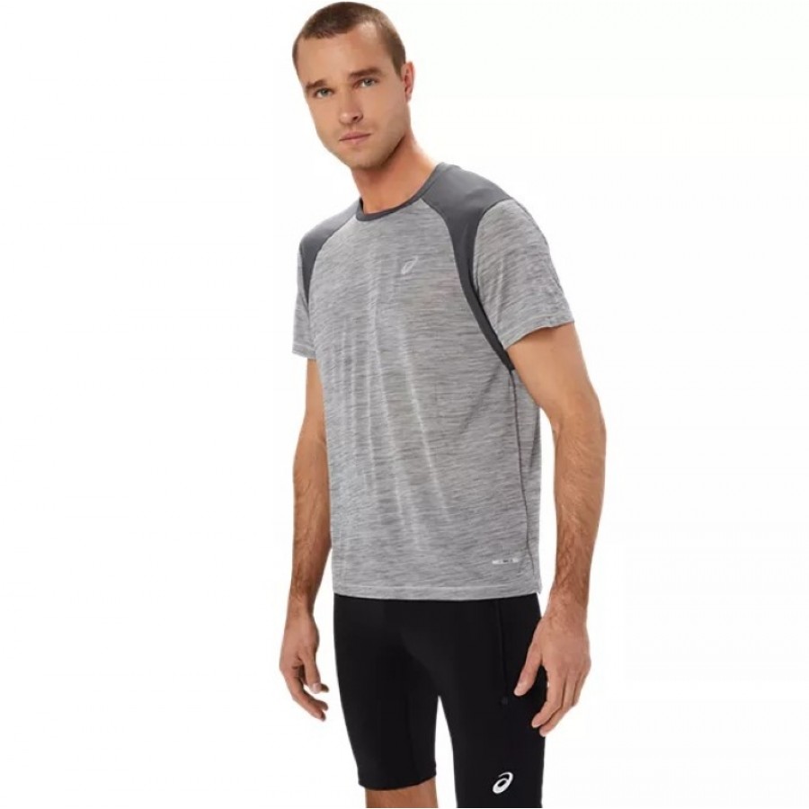 Asics Road SS Top Maglietta Grigia