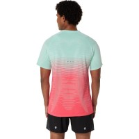 Camiseta Asics Seamless SS Top Corallo Verde  Offerta + Economico