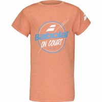 Camiseta Babolat Esercizio Grafico Naranja Junior