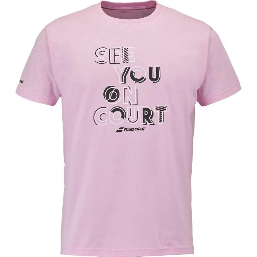 Messaggio dell''esercizio Camiseta Babolat Rosa