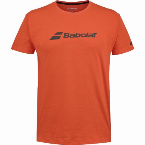 Camiseta Babolat Exercise Rojo Naranja Junior