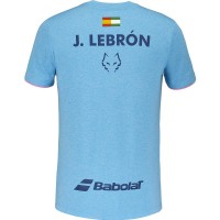 Babolat Juan Lebron Maglietta Blu Rosa