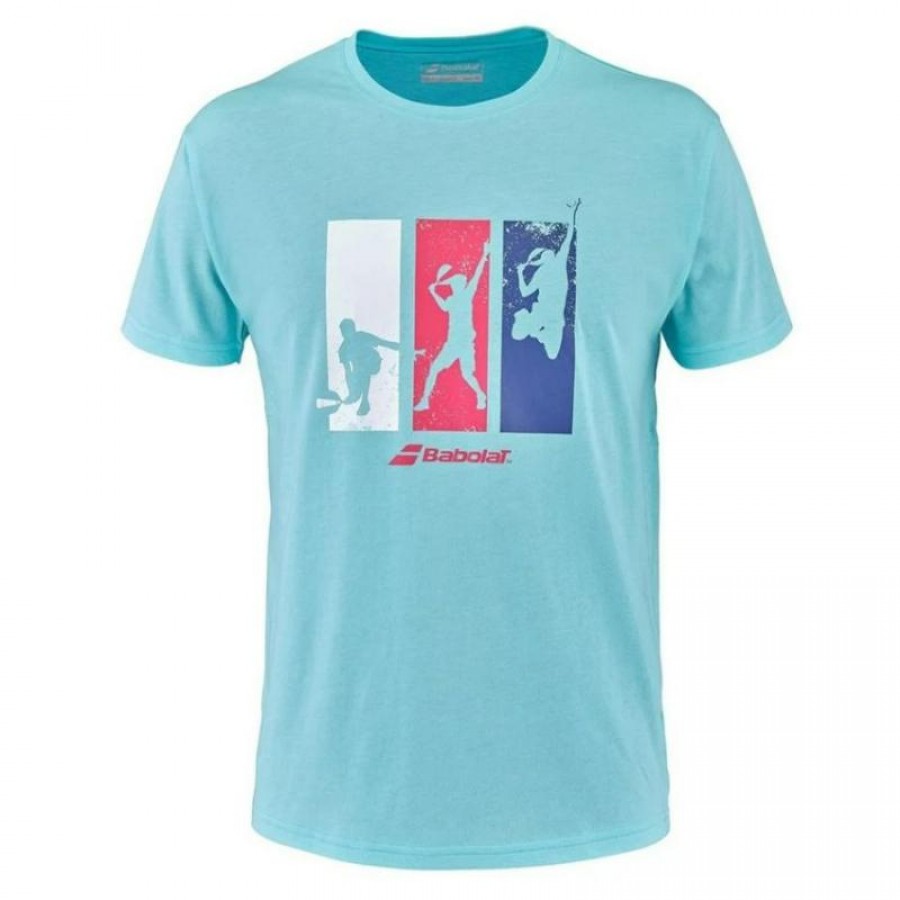 Babolat Maglietta da Padel Blu